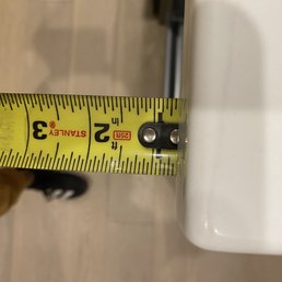Countertop overhang