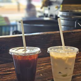 Cold brew and Ice chat latte (spicy) Cold brew and Ice chat latte (spicy)