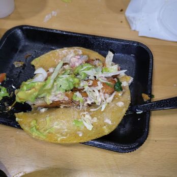Valerie's Taco Shop - Fried Mahi Taco Soft - Mexican Near Me - Frisco, Texas Valerie's Taco Shop - Fried Mahi Taco Soft - Mexican Near Me - Frisco, Texas