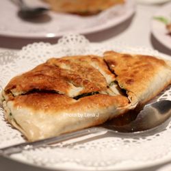 Mu Lan - 1. Vegetarian Leek Pie ($9.95)