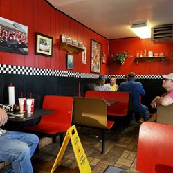 Henrie's Drive-In - Inside seating.