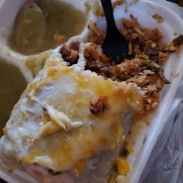 Completely inedible...... The meat is like rocks cant even chew it. The rice can pierce your gums.... Completely inedible...... The meat is like rocks cant even chew it. The rice can pierce your gums....