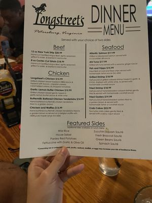 Menu photo 1 Longstreet's Deli Petersburg, VA