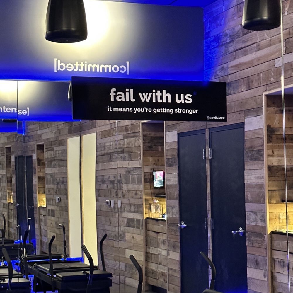 [solidcore] - Inspirational quotes all over the studio - Pilates Near Me - Arlington, Virginia