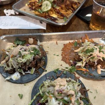 Smoke & Fire Social Eatery - 3 Brisket Tacos and Texas Style Brisket Fries - Comfort Food Near Me - Paramount, California Smoke & Fire Social Eatery - 3 Brisket Tacos and Texas Style Brisket Fries - Comfort Food Near Me - Paramount, California