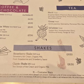 Fortnum & Mason - Beverage menu - Accessories Near Me - London, XGL Fortnum & Mason - Beverage menu - Accessories Near Me - London, XGL