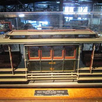 Cable Car Museum - Model of United Railroads of SF Single Truck California Type Car - Museums Near Me - San Francisco, California Cable Car Museum - Model of United Railroads of SF Single Truck California Type Car - Museums Near Me - San Francisco, California