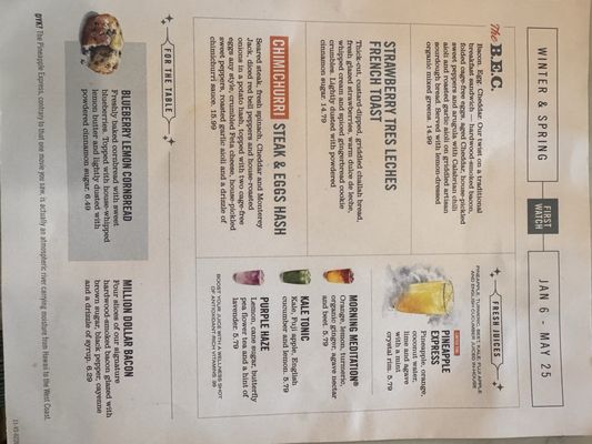 Menu photo 2 First Watch Boynton Beach, FL Menu photo 2 First Watch Boynton Beach, FL