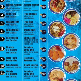Sazon Catracho - Menú completo - Food Trucks Near Me - Austin, Texas