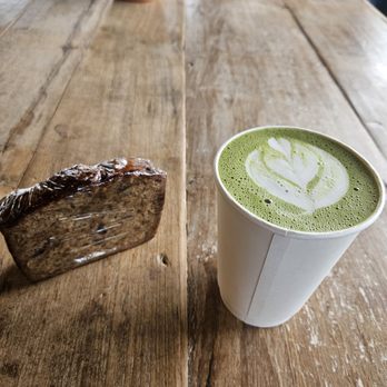 Neon Cowboy - Hot Matcha with whole milk (Sen Cha orangic matcha from Shizuoka & Kagoshima, Japan) - Coffee & Tea Near Me - Denver, Colorado Neon Cowboy - Hot Matcha with whole milk (Sen Cha orangic matcha from Shizuoka & Kagoshima, Japan) - Coffee & Tea Near Me - Denver, Colorado