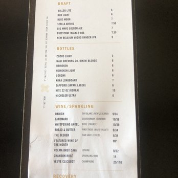 DB Grill - Drink menu - New American Near Me - Kapolei, Hawaii