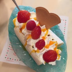 Eiscafe Toffoli Michele - Famous banana split. In fact, they probably have the best ice cream far and wide.