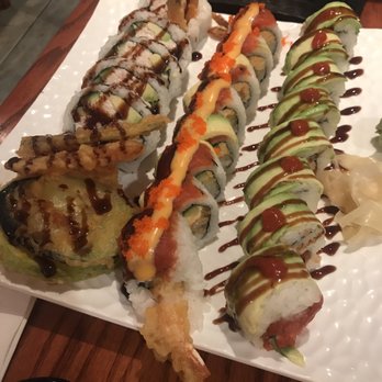 Sushiland - Shrimp tempura, red dragon and 911 rolls - Japanese Near Me - Hayward, California