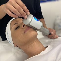 Cryo Beauty Aesthetics - Sculpting Facial massage; the magic wand for the sculpting the muscles of the face, keeping them younger and lifted.
