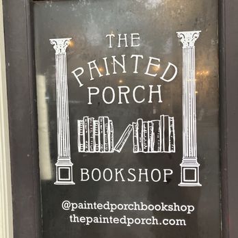 The Painted Porch Bookshop - Front door - Bookstores Near Me - Bastrop, Texas