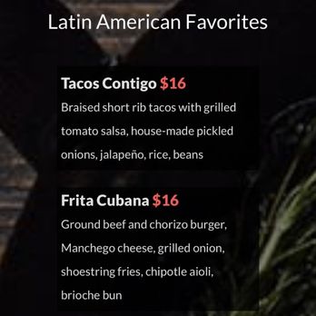 Contigo Latin Kitchen - Spanish Near Me - Tucson, Arizona