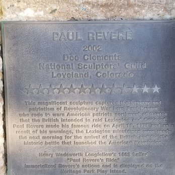 Heritage Park - About the Paul Revere Statue - Parks Near Me - Cerritos, California Heritage Park - About the Paul Revere Statue - Parks Near Me - Cerritos, California
