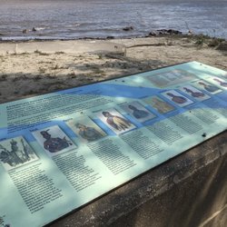 Jones Confluence Point State Park - A display about Native Americans at the point where the Mississippi and Missouri rivers merge.