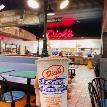 Dick's - Chocolate Milkshake - Fast Food Near Me - Seattle, Washington Dick's - Chocolate Milkshake - Fast Food Near Me - Seattle, Washington