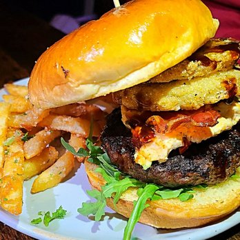 The Whiskey - The Southerner (18.25) with upgraded truffle fries for $3 more - American Near Me - Orlando, Florida