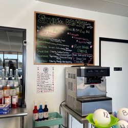 Pure Bliss Water and Ice - Menu / inside