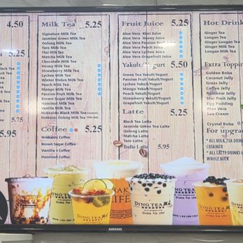 Ding Tea Westminster - Menu - August 2026 - Bubble Tea Near Me - Westminster, California