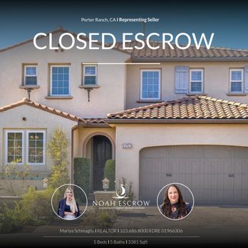 Noah Escrow - Mariya, we appreciate your trust with this transaction and look forward to more!
Empowering Seamless Transactions. - Real Estate Services Near Me - Los Angeles, California Noah Escrow - Mariya, we appreciate your trust with this transaction and look forward to more!
Empowering Seamless Transactions. - Real Estate Services Near Me - Los Angeles, California