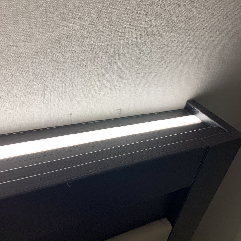 Holiday Inn Express & Suites Redding - Dust in some missed areas; these are the lights above the headboard. Had a piece of dust hit one of my pillows. - Hotels Near Me - Redding, California Holiday Inn Express & Suites Redding - Dust in some missed areas; these are the lights above the headboard. Had a piece of dust hit one of my pillows. - Hotels Near Me - Redding, California