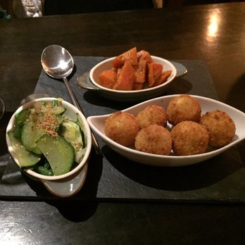 Mulcahy's - Side veggies with our meals. The potato balls were yummy similar to giant tater tots. - Irish Near Me - Kenmare, Kentucky