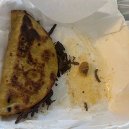Birreria taco and a piece of bone