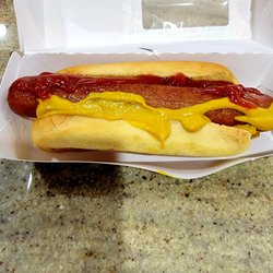 7-Eleven - Spicy dog (OK, look at the size of this thing... Damn!)