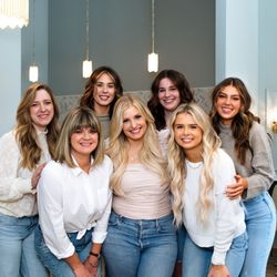 Gardner & Co. Salon - Back: Ashlee Lauren Abby & Molly. In the front: Taryn Erin and Kiara