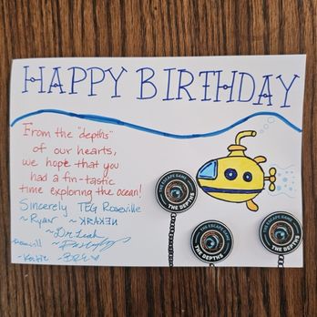 The Escape Game - A very nice birthday card from the staff - Escape Games Near Me - Roseville, California The Escape Game - A very nice birthday card from the staff - Escape Games Near Me - Roseville, California