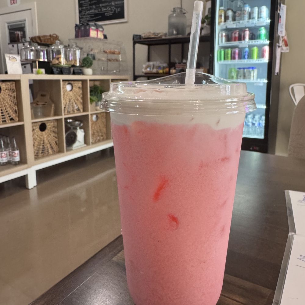 I ordered the Luau. Flavors Include: strawberry, coconut, and pineapple. With cream on top! Delightful!