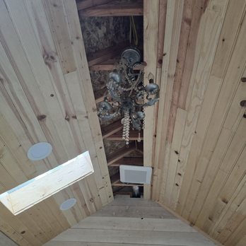 Worley Wiring Electrical Service - Tiny little old chandelier for potting shed. Also installed the exhaust fan he recommended which is incredibly quiet. - Electricians Near Me - Graham, Washington Worley Wiring Electrical Service - Tiny little old chandelier for potting shed. Also installed the exhaust fan he recommended which is incredibly quiet. - Electricians Near Me - Graham, Washington
