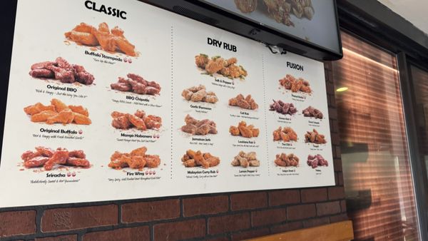 Menu photo 1 Fire Wings Lodi, CA