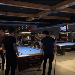8 On Eighth - We feature 8 standard 9ft tables and 2 Gold Crown IV Champion Tables, all topped with high grade Belgium table felt.