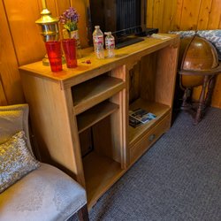 Caboose Motel & Gift Shop - Old Broken Entertainment Center