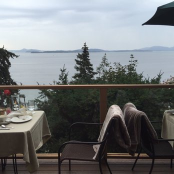 The Oyster Bar - Lower balcony is the place to be! - Seafood Near Me - Bow, Washington