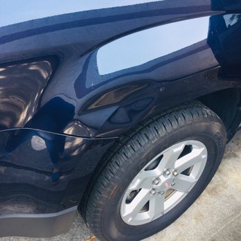 JL Dent Removal - Before - Mobile Dent Repair Near Me