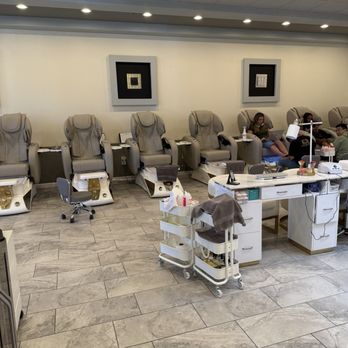 Lux Nails Lounge - The pedicure chairs and so comfortable! - Nail Salons Near Me - Roseville, California