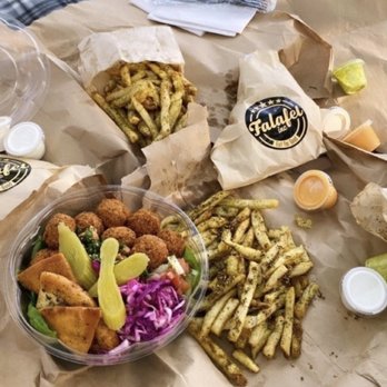 Falafel Inc - Falafel salad and fries with abundant sauces - Falafel Near Me - Washington, DC, District of Columbia Falafel Inc - Falafel salad and fries with abundant sauces - Falafel Near Me - Washington, DC, District of Columbia