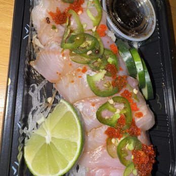 Golden Mango - Special young yellowtail app - Asian Fusion Near Me - Farmington, Connecticut Golden Mango - Special young yellowtail app - Asian Fusion Near Me - Farmington, Connecticut