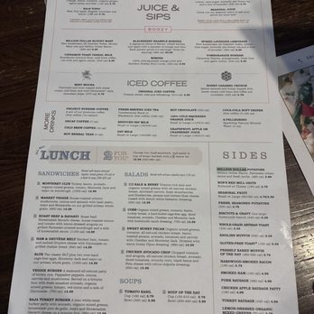 First Watch - Menu (Back) Drinks and Lunch - Breakfast & Brunch Near Me - Fairfax, Virginia