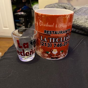 La Tecleña - Coffee mug and shot glass - Latin American Near Me - Los Angeles, California