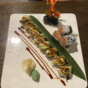 Tokyo - Dragon Roll + Spicy Tuna Roll. - Japanese Near Me - Toledo, Ohio Tokyo - Dragon Roll + Spicy Tuna Roll. - Japanese Near Me - Toledo, Ohio
