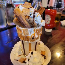 Boston Burger Company - Salem - Churro milk shake.