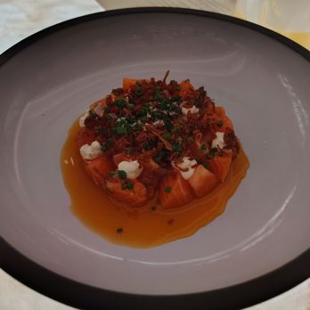 Brodeto - King salmon crudo ($22) - Seafood Near Me - Raleigh, North Carolina