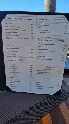 Menu photo 3 Las Terrazas Restaurante del Hotel Estero Beach Ensenada, BCN Menu photo 3 Las Terrazas Restaurante del Hotel Estero Beach Ensenada, BCN