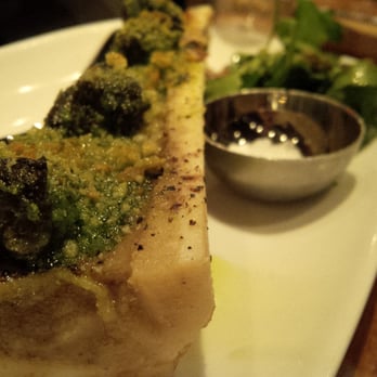 Charcut Roast House - bone marrow with escargots, aptly described as "meat butter" - Steakhouses Near Me - Calgary, Alberta